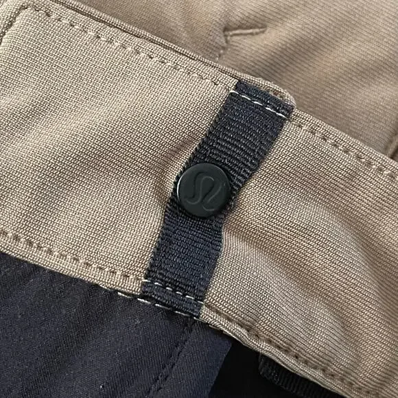 Lululemon ABC Slim-Fit 5 Pocket Mens Pants W34xL31.5 Warpstreme Artifact Brown - Picture 6 of 11